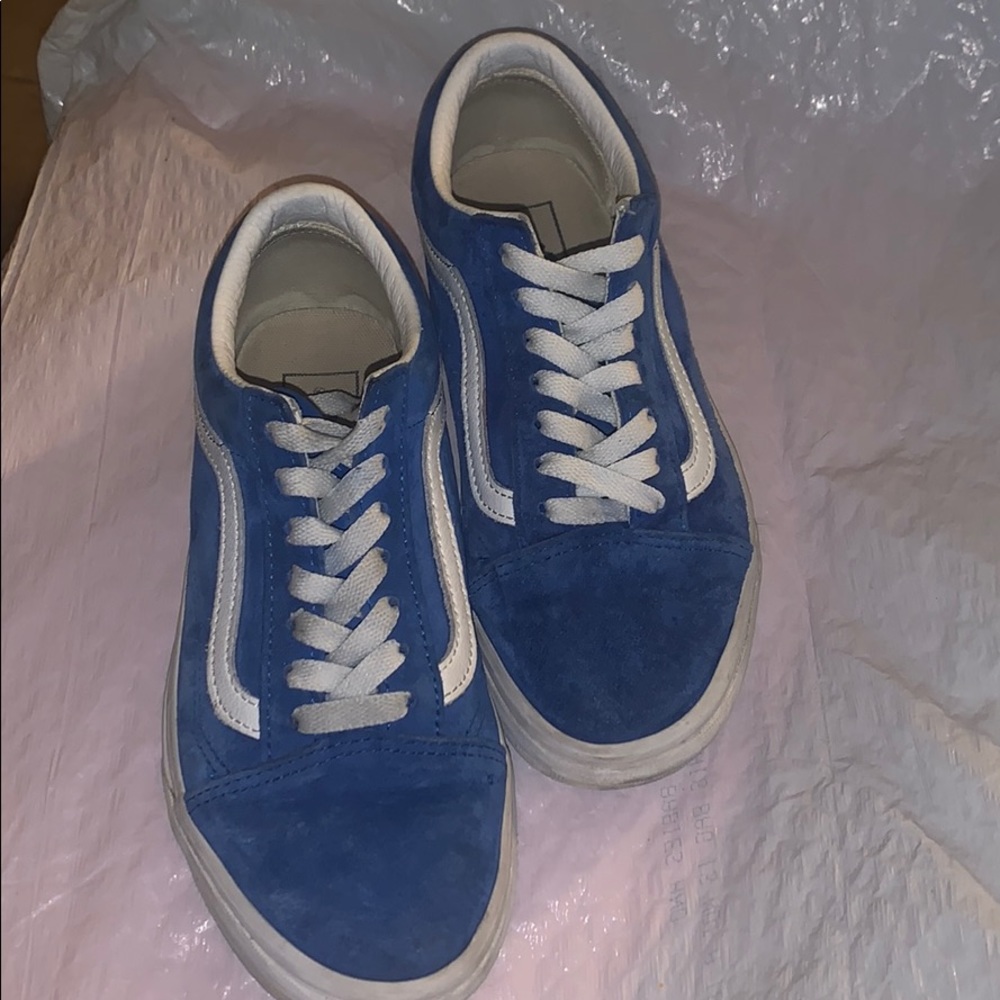 Vans Blue Suede Sneakers